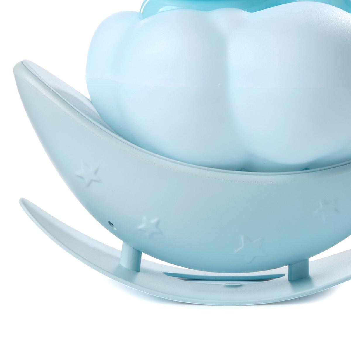 Kindertischleuchte Celeste Pastellblau Weiß L: 11 cm - Pastellblau/Weiß, Basics, Kunststoff (11/6.5/12.5cm)