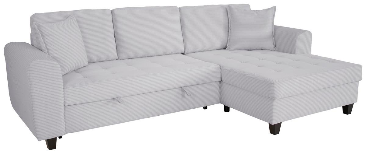 Ecksofa Moritz Beigebraun S: ca. 265x155 cm - Taupe, Trend, Textil (265/155cm)