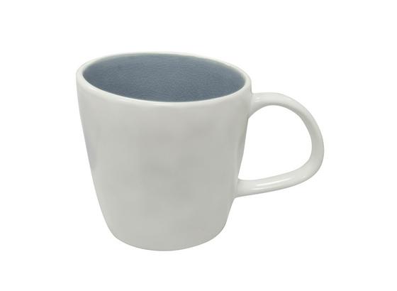 Kaffeebecher Eugenia - Weiß/Grau, KONVENTIONELL, Keramik (9,5/9,5cm) - James Wood Kaffeebecher Eugenia - Weiß/Grau, KONVENTIONELL, Keramik (9,5/9,5cm) - James Wood