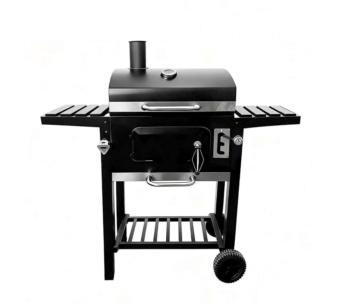 Faszenes Grill Blacky - fekete, Trend, műanyag/fém (109/54/104,5cm) - Homezone