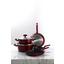 Kochtopfset Bg-8377-Rd - Transparent/Rot, Basics, Glas/Kunststoff (3.15kg) Kochtopfset Bg-8377-Rd - Transparent/Rot, Basics, Glas/Kunststoff (3.15kg)