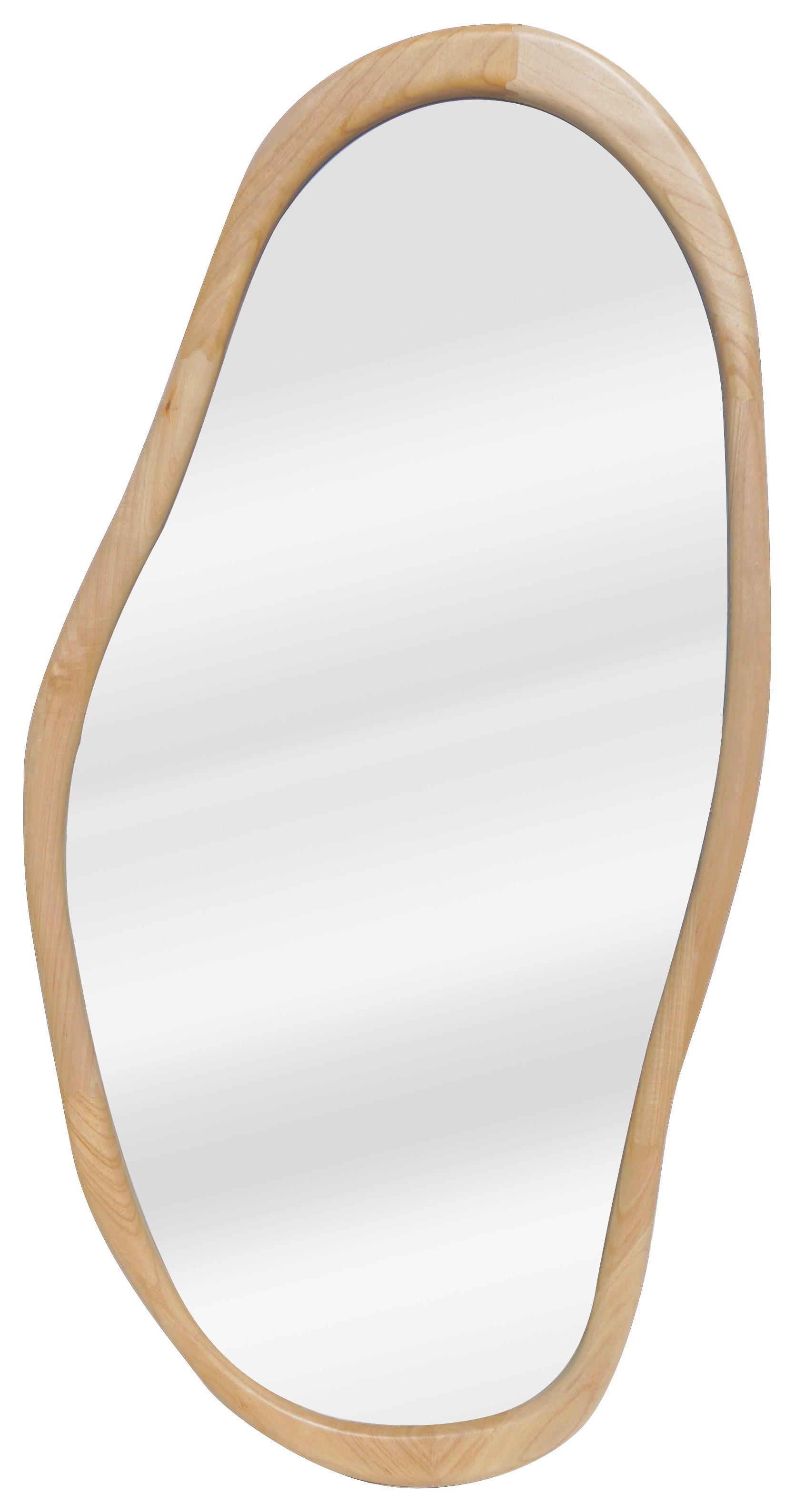 Zrkadlo SURI prirodna - prírodná farba, Modern, drevo/sklo (64,5/128,5/2,8cm) - Mömax