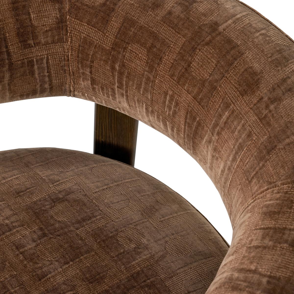 SESSEL Foon Braun B: 82cm - Schwarz/Braun, MODERN, Holz/Textil (82/78/73cm) - Livetastic