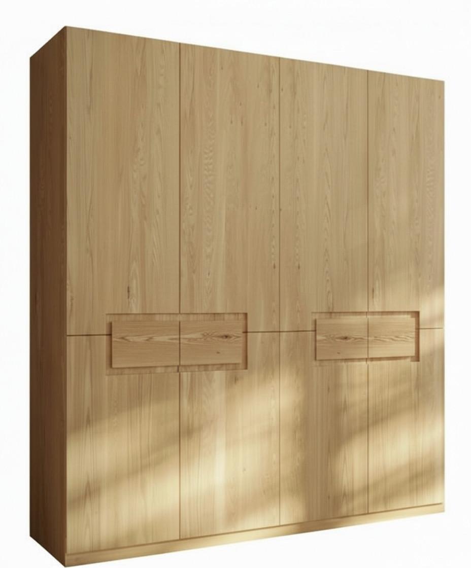 Drehtürenschrank Farina, Buchefarben B: 202 Cm - Buchefarben/Kernbuche, MODERN, Holz (202/223/62cm) - MID.YOU