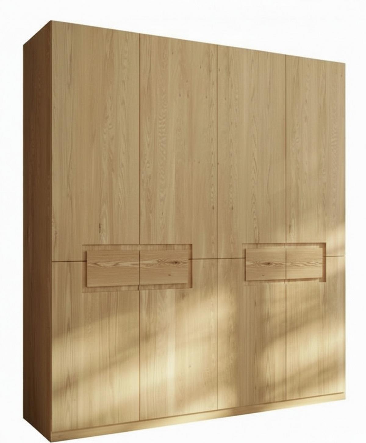 Drehtürenschrank Farina, Buchefarben B: 202 Cm - Buchefarben/Kernbuche, MODERN, Holz (202/223/62cm) - MID.YOU