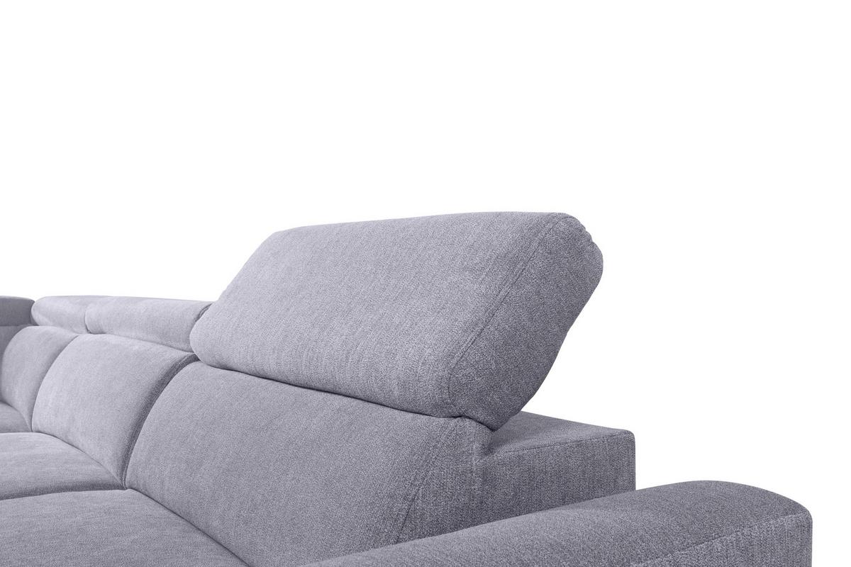 Ecksofa Lapis Grau S: 217/255 Cm - Schwarz/Grau, KONVENTIONELL, Textil (217/255cm) - MID.YOU