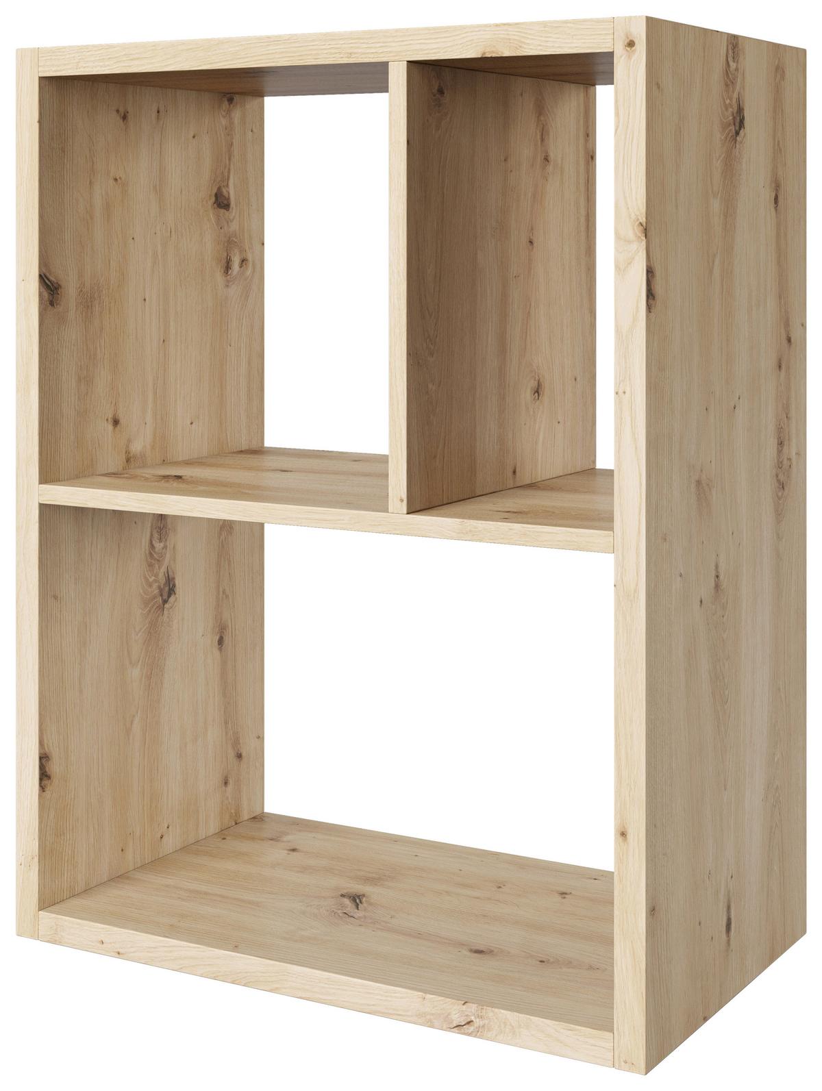 Regal Fortuna - Eiche Artisan, Basics, Holzwerkstoff (75/58/34cm) - MID.YOU