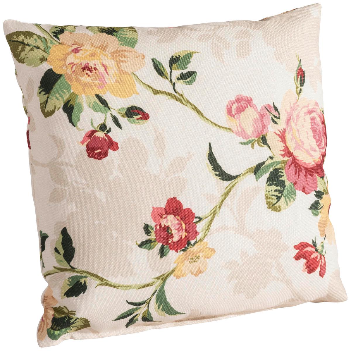 Zierkissen Corona 40x40 Cm Gelb/rot/beige - Gelb/Beige, Design, Textil (40/40cm) - Max Winzer