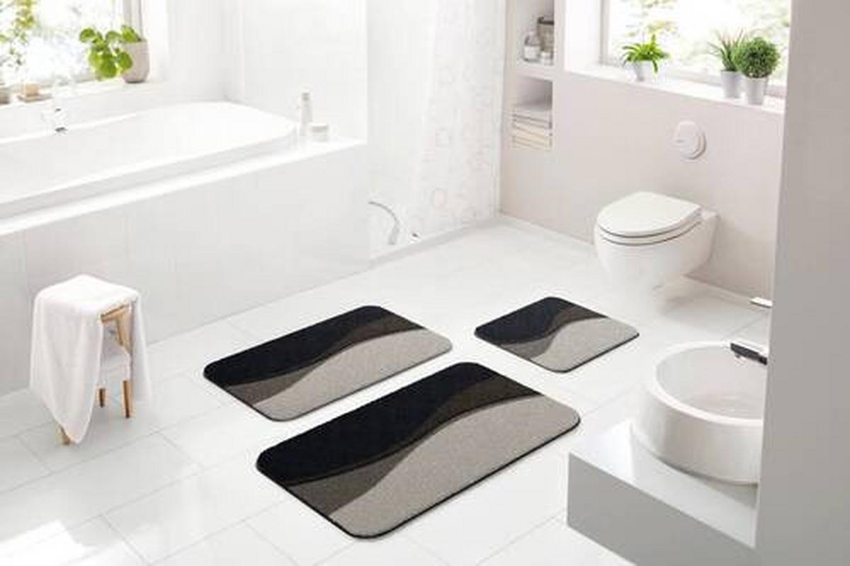 Bidet-vorleger Flash - Braun, Basics, Textil (40/50cm) - Grund