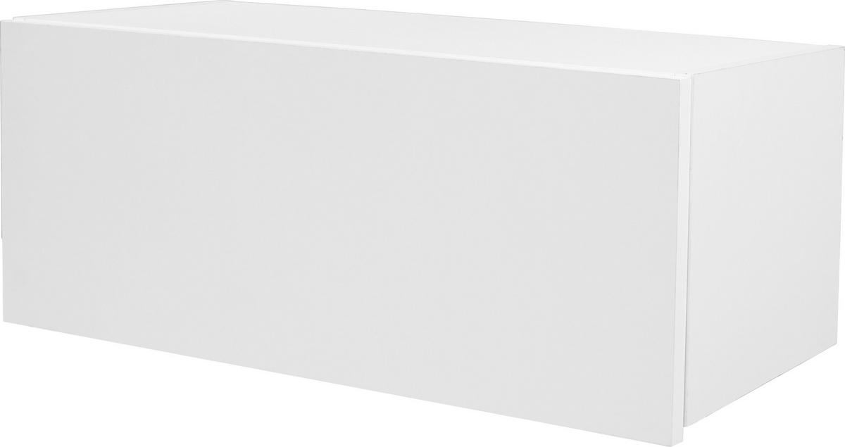 Falipolc Halma - fehér, Modern, faalapú anyag (26,5/75/28cm)