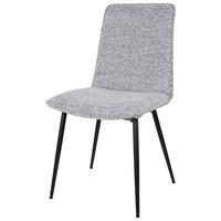 Vierfußstuhl Perla Giga-S X-3118kd - Schwarz/Grau, MODERN, Holz/Textil (47/91/61cm)