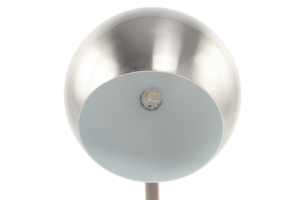 Tischleuchte Bruna 125 Silber - Silberfarben, Trend, Metall (19/50/19cm) - Kayoom