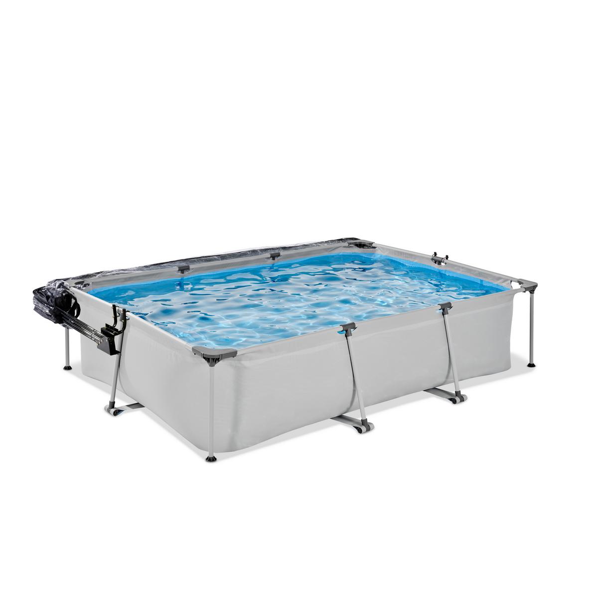 Pool-set Exit Soft Grey Pool - Grau, KONVENTIONELL, Kunststoff (300/200/65cm) - EXIT Toys
