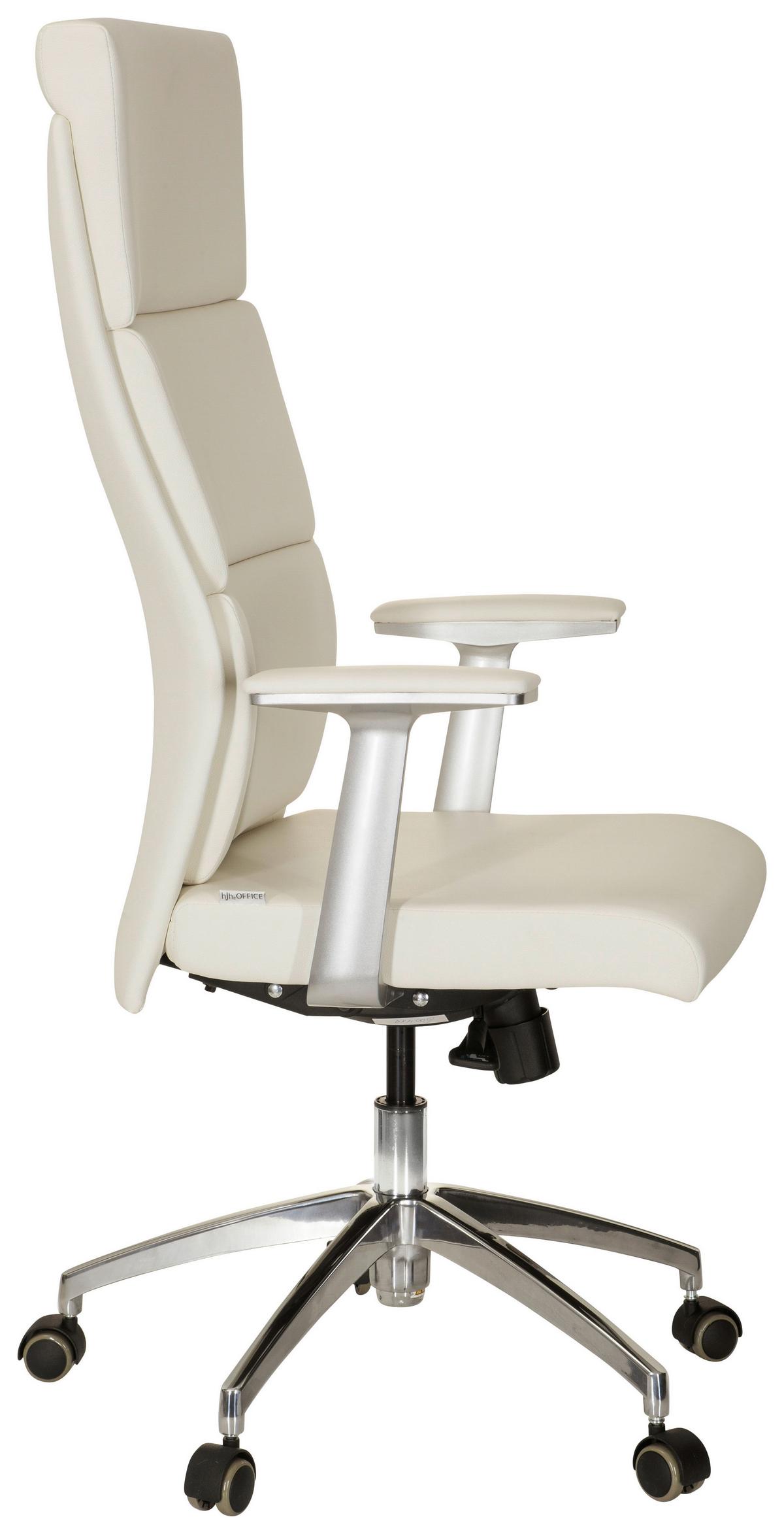 Chefsessel Monza 20 Cremefarben - Creme, MODERN, Leder/Kunststoff (60/131/52cm) - MID.YOU