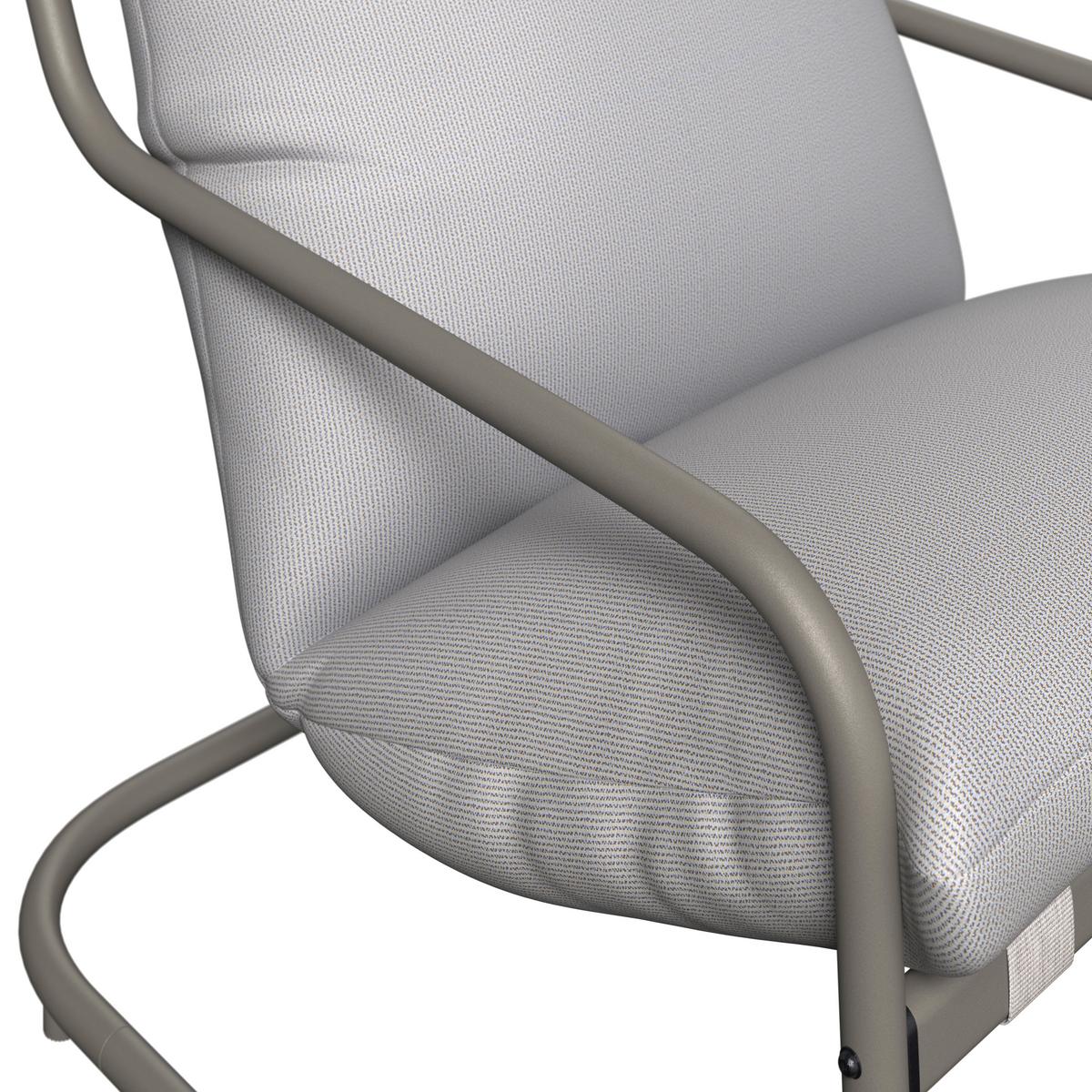 Balkonset Madrid - Grau, Basics, Textil/Metall - Beldano