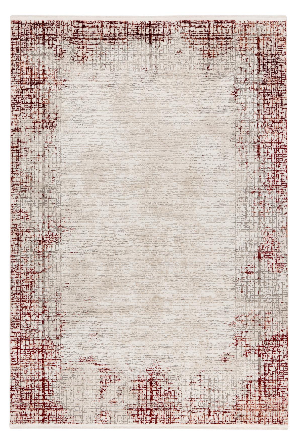 Flachwebteppich My Memphis 380 - Rot, Basics, Textil (80/150cm) - Obsession