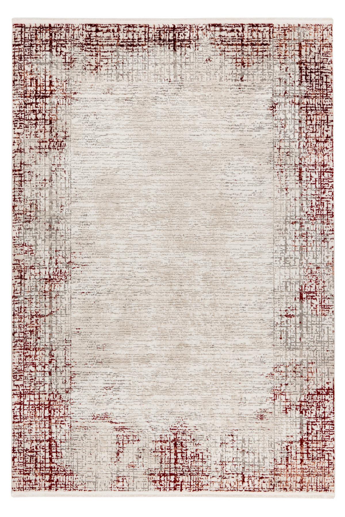 Flachwebteppich My Memphis 380 - Rot, Basics, Textil (120/170cm) - Obsession