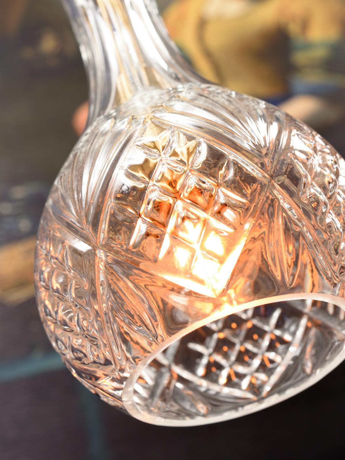 Hängeleuchte Brussels H: 14 cm 1-Flammig - Transparent, Design, Glas (14/14/30cm) - It's about Romi