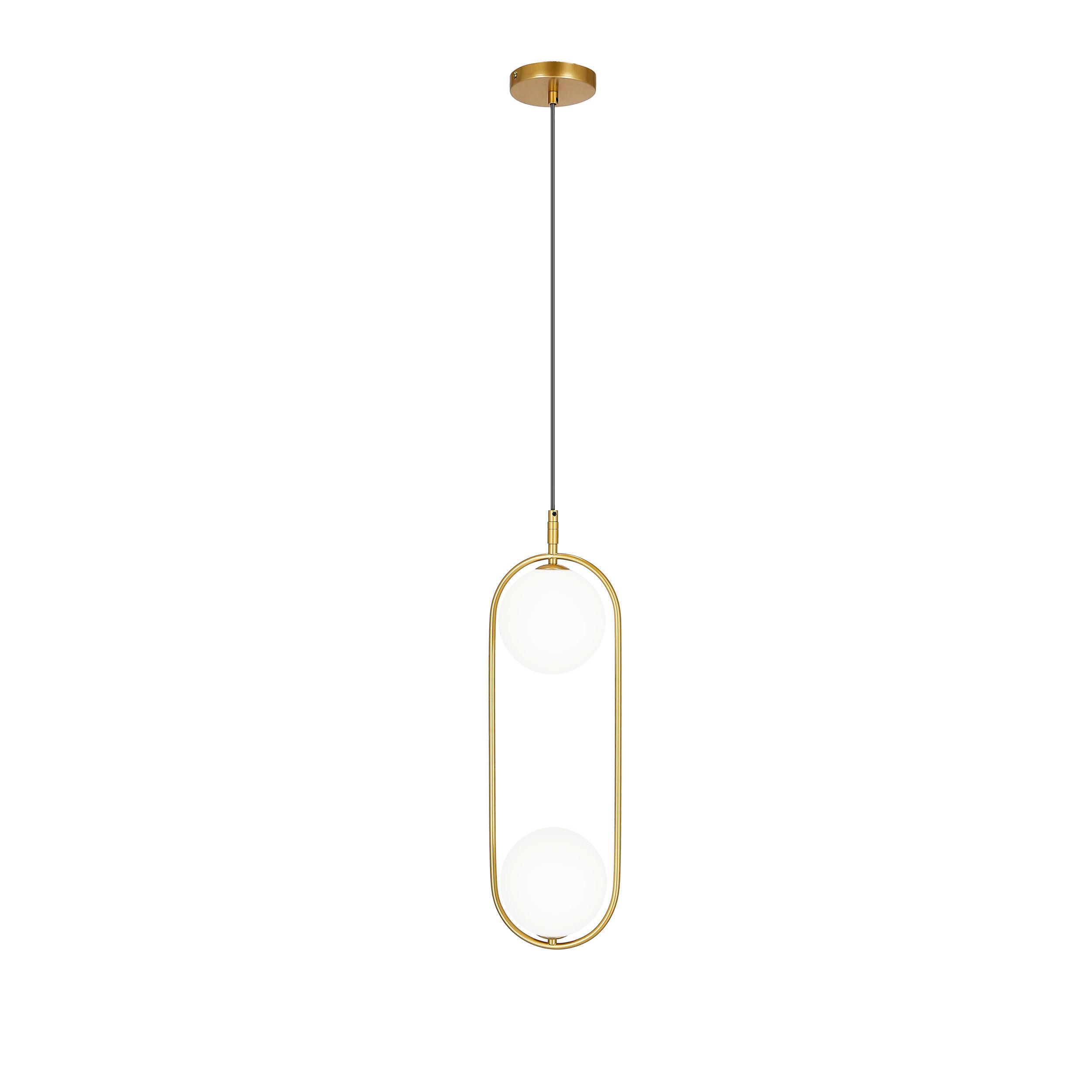 Hängeleuchte 32-73464 - Messingfarben, Design, Metall (18,5/15/140cm)