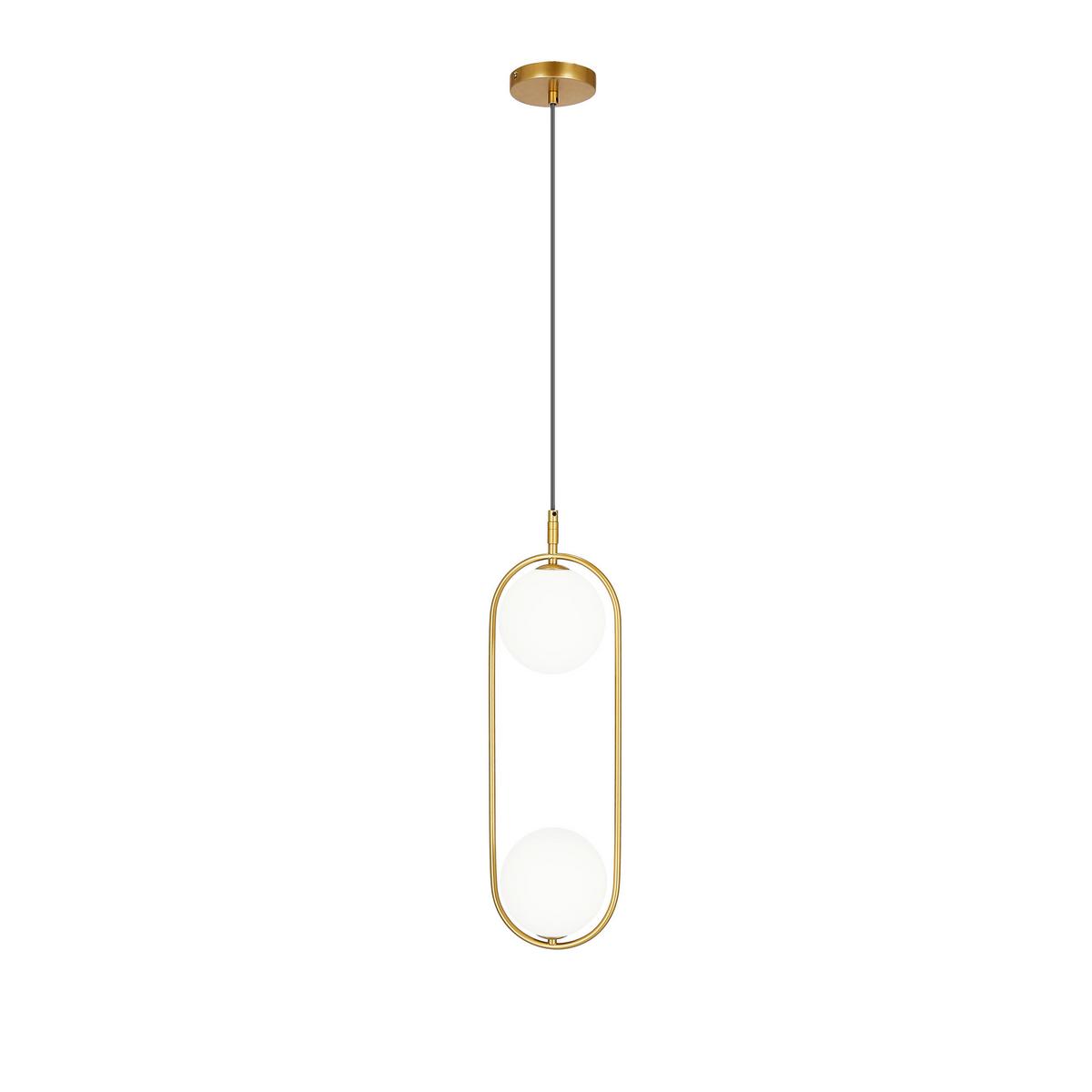Hängeleuchte 32-73464 - Messingfarben, Design, Metall (18,5/15/140cm)