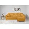 Ecksofa Arles, Gelb 40 S: 266x161 Cm - Gelb/Buchefarben, Design, Textil (266/161cm) - MID.YOU