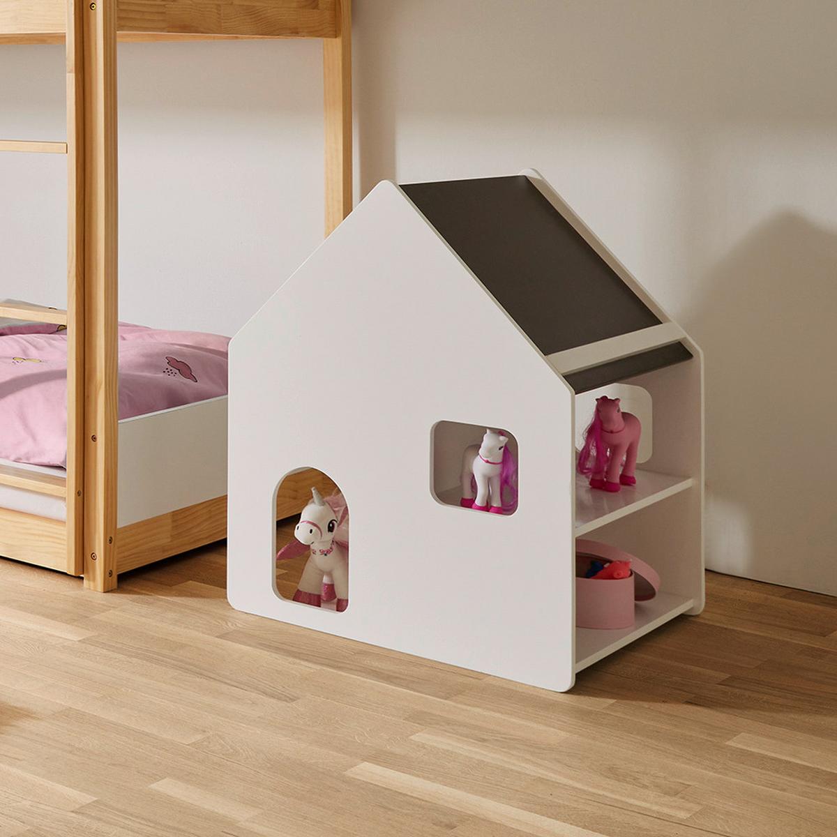Domček na hranie JULY biely - biela, Modern (60/80/60cm) - Bessagi Kids