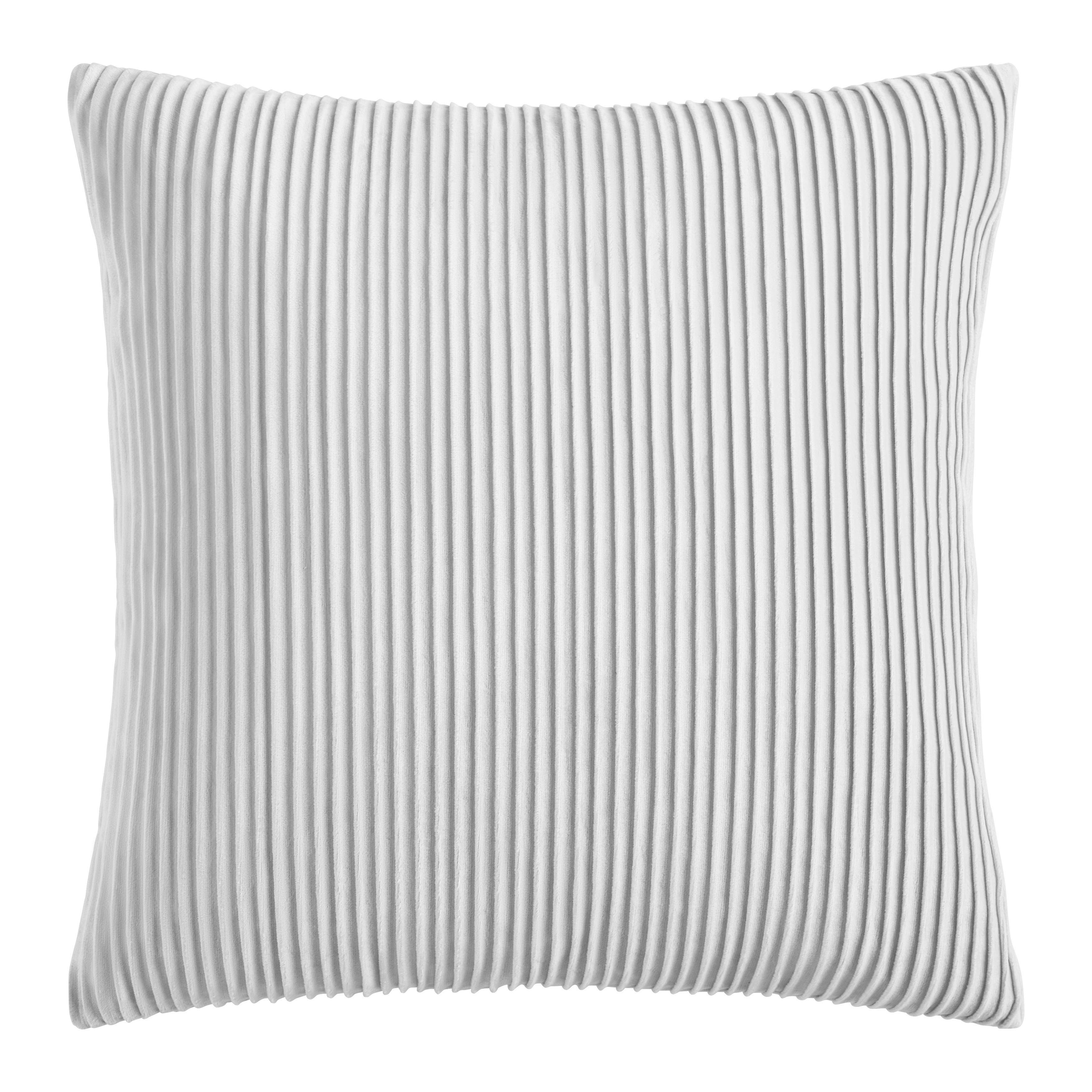 DEKORAČNÝ VANKÚŠ MELANIA - strieborná, Romantik / Landhaus, textil (45/45cm) - Modern Living