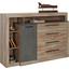 Komoda Sideboard Chanton - barvy borovice/tmavě šedá, Lifestyle, kov/kompozitní dřevo (160,5/107,3/43,4cm) - Based Komoda Sideboard Chanton - barvy borovice/tmavě šedá, Lifestyle, kov/kompozitní dřevo (160,5/107,3/43,4cm) - Based