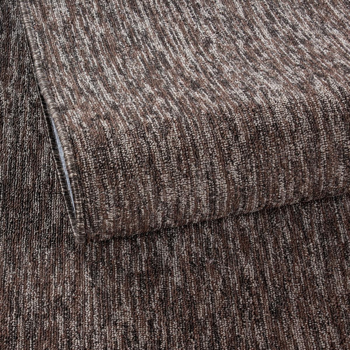 Teppich Läufer Braun Nizza 80x250 cm - Braun, KONVENTIONELL, Textil (80/250cm)