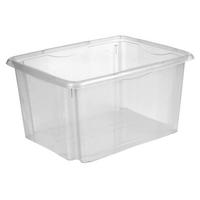 Aufbewahrungsbox Emil Dreh- Und Stapelbar Kunststoff 24 L - Transparent, KONVENTIONELL, Kunststoff (41/34,5/22cm)