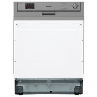 Einbau-Geschirrspüler Qw-Hx12s47es-De Teilintegriert - Trend (59,8/82/57cm) - Sharp
