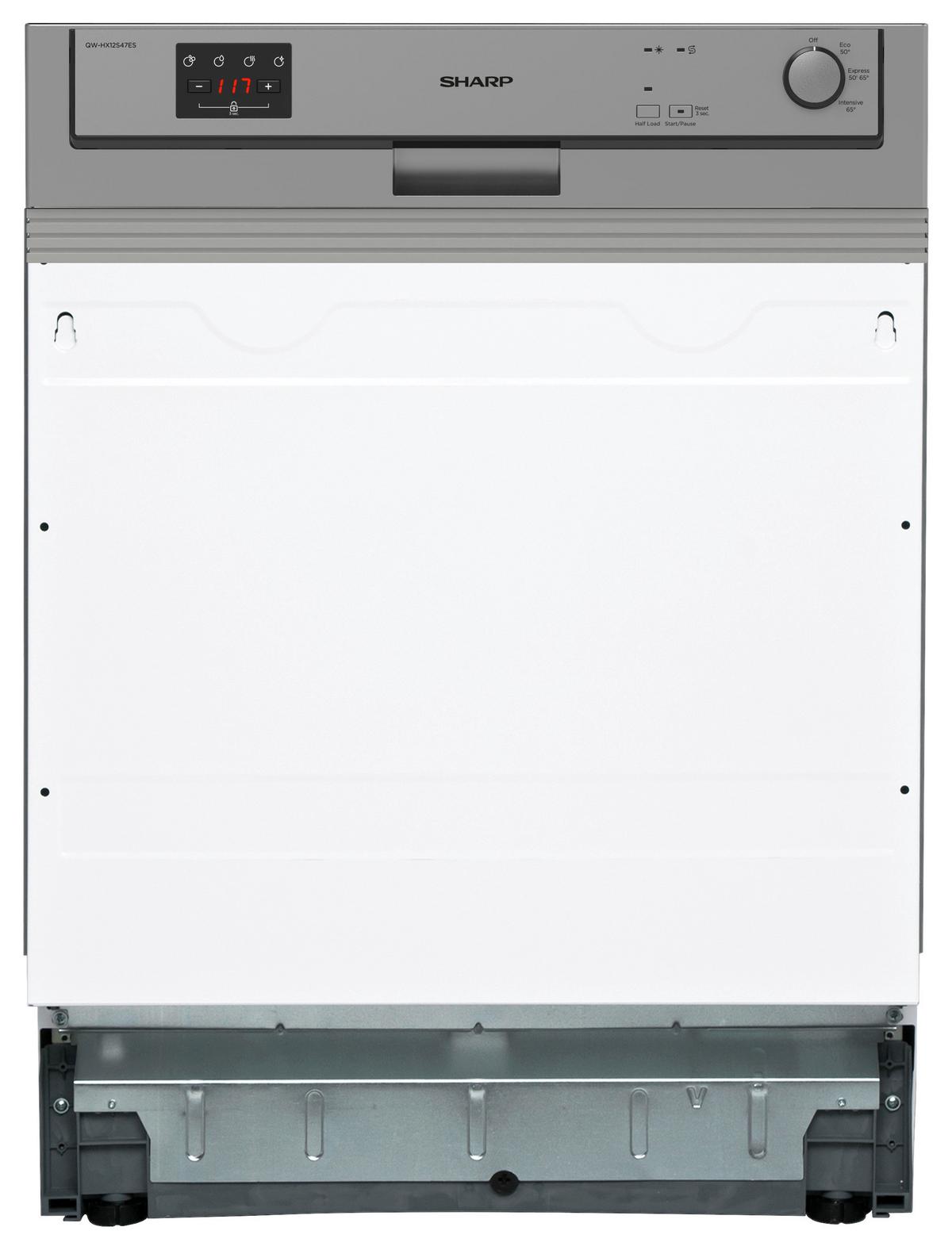 Einbau-Geschirrspüler Qw-Hx12s47es-De Teilintegriert - Trend (59,8/82/57cm) - Sharp