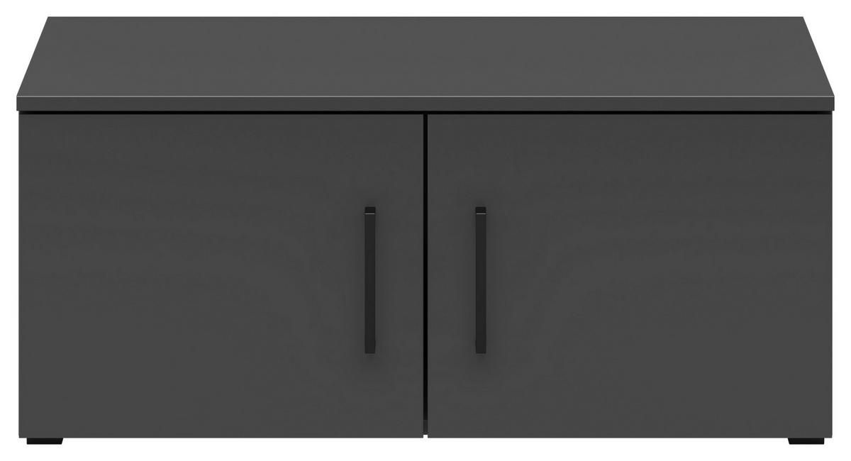 Szekrényrátét Multistauraum - grafitszürke, Modern, faalapú anyag (80/35/40cm) - Carryhome