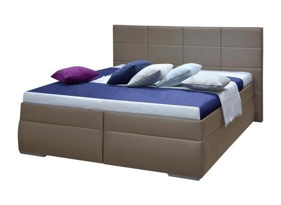 Čalúnená Posteľ Eliana 2 Š. 160 - cappuccino, Moderný, drevo/textil (182/103/220cm) Čalúnená Posteľ Eliana 2 Š. 160 - cappuccino, Moderný, drevo/textil (182/103/220cm)
