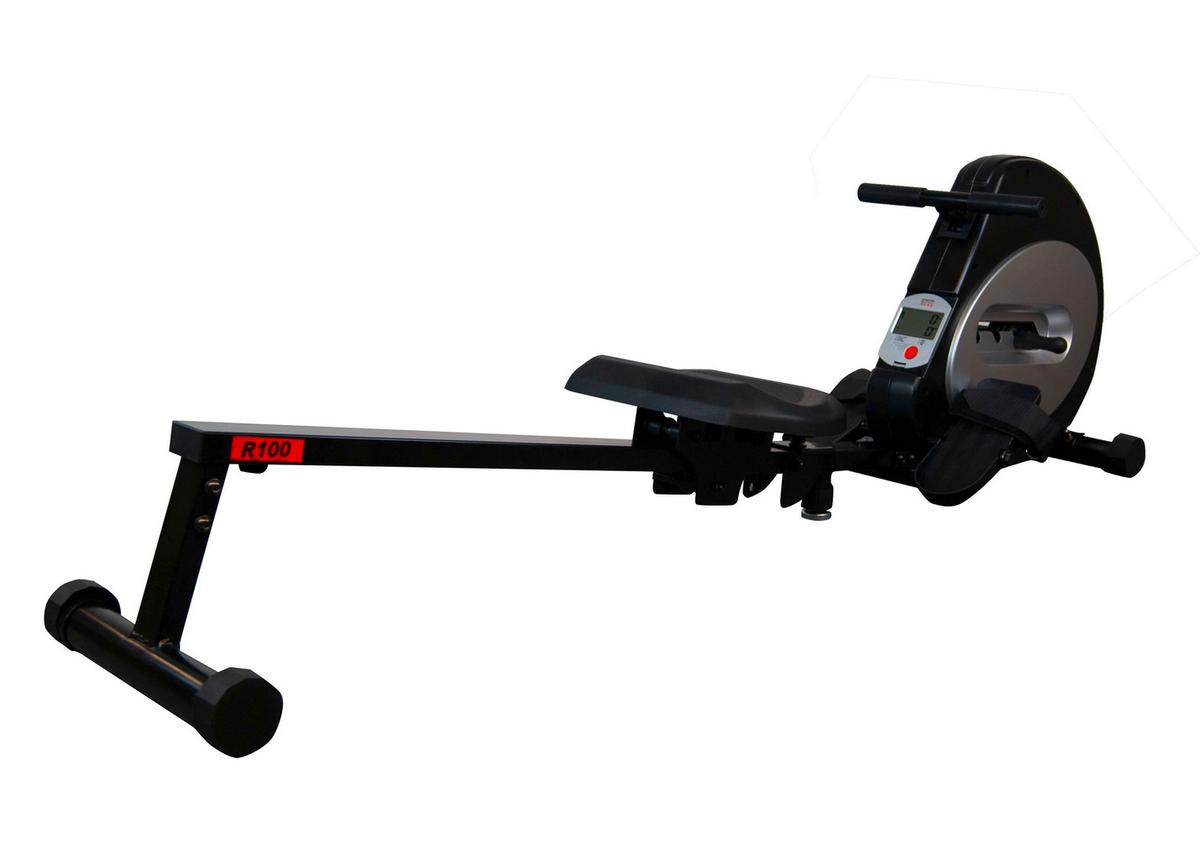 Rudergerät Motive Fitness Mit Lcd-Anzeige - Schwarz, Basics, Metall (173/36/53cm)