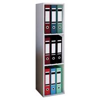 Regál na šanóny Offas biely - biela, Design, kompozitné drevo (34/107/30cm) - MID.YOU