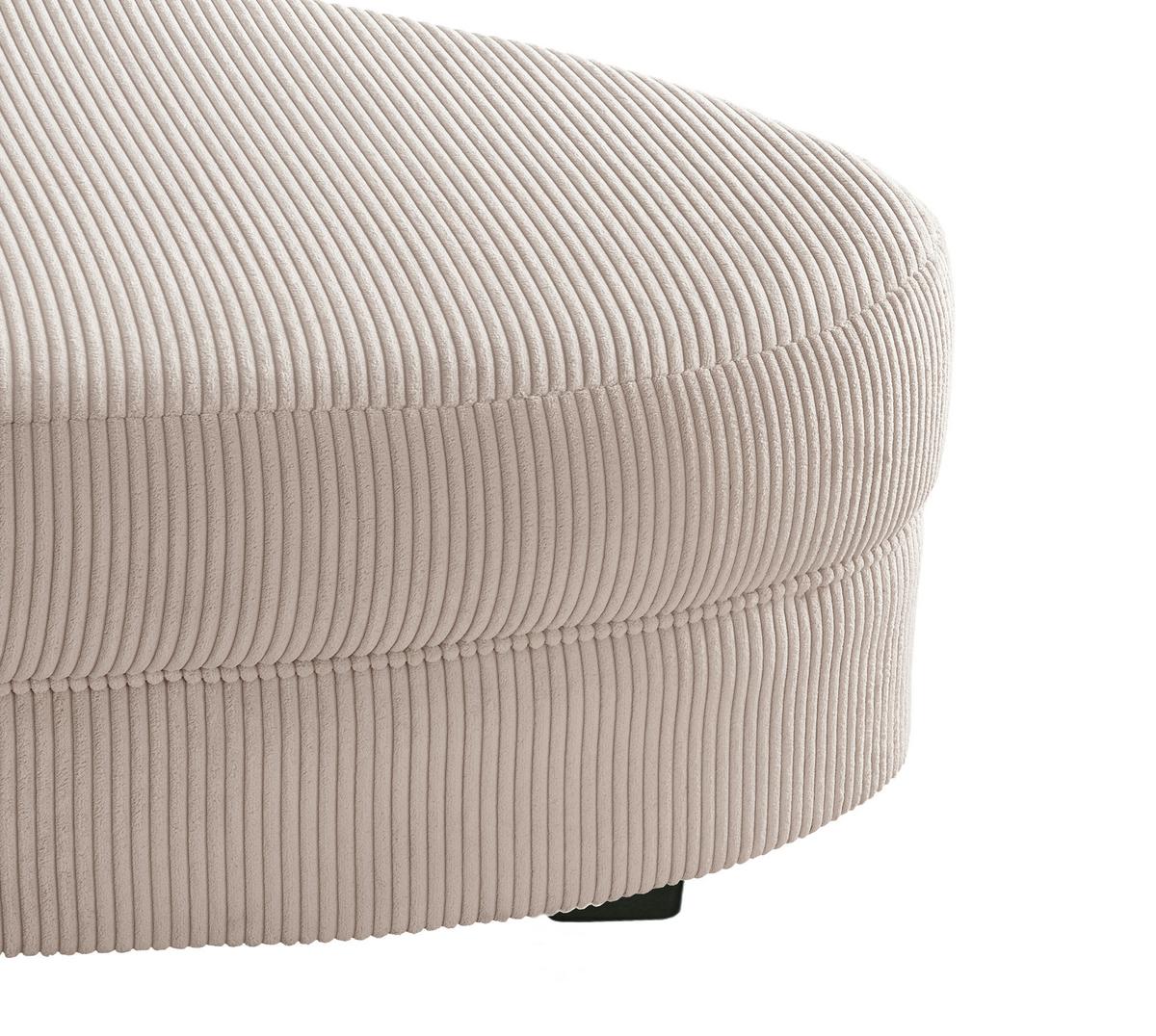 Wohnlandschaft Limoncello Beige S: 160x300 cm - Beige/Schwarz, Design, Textil (160/300cm) - Livetastic