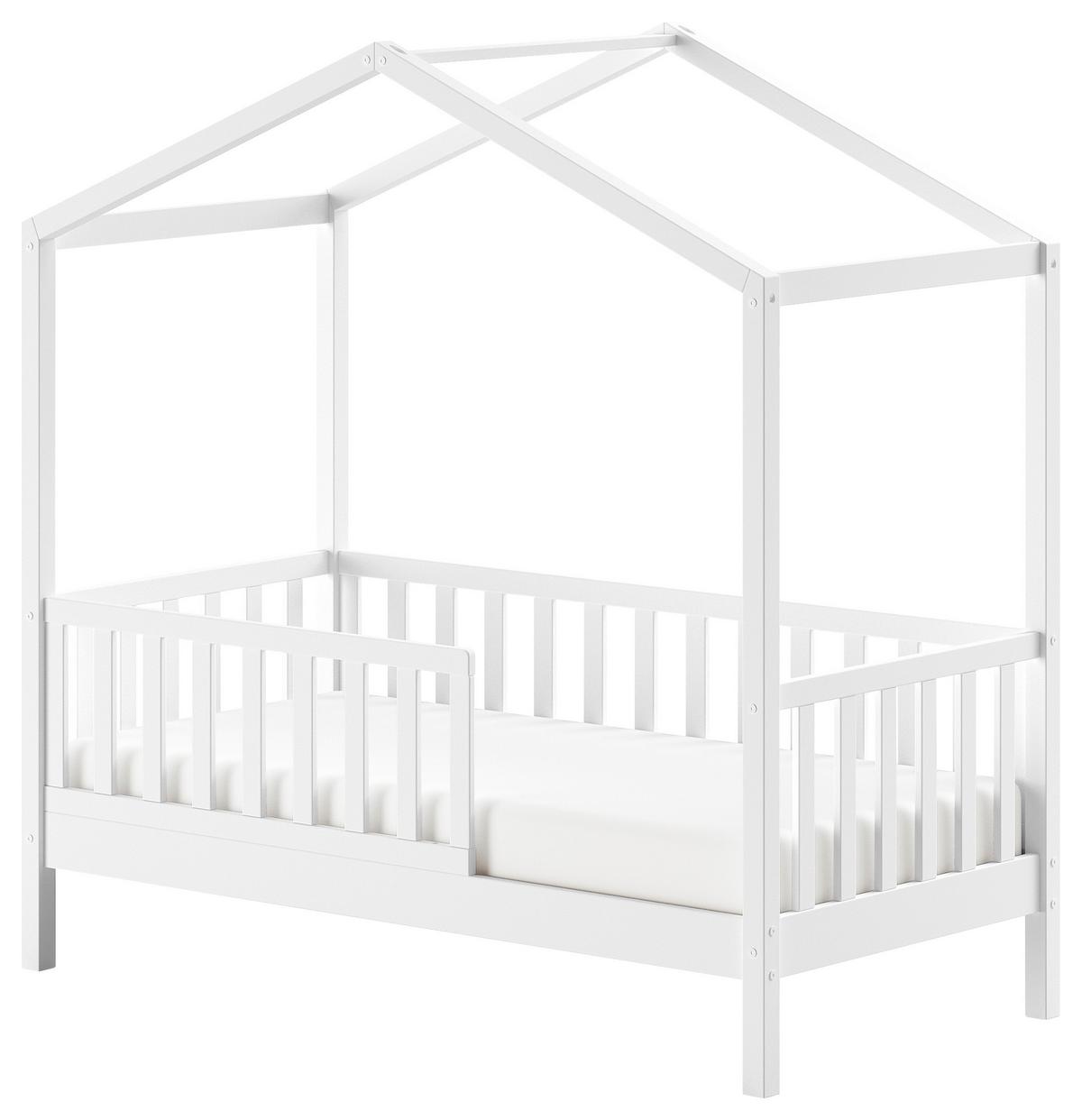 Hausbett Junior - Weiß, MODERN, Holz (70/140cm) - Vipack