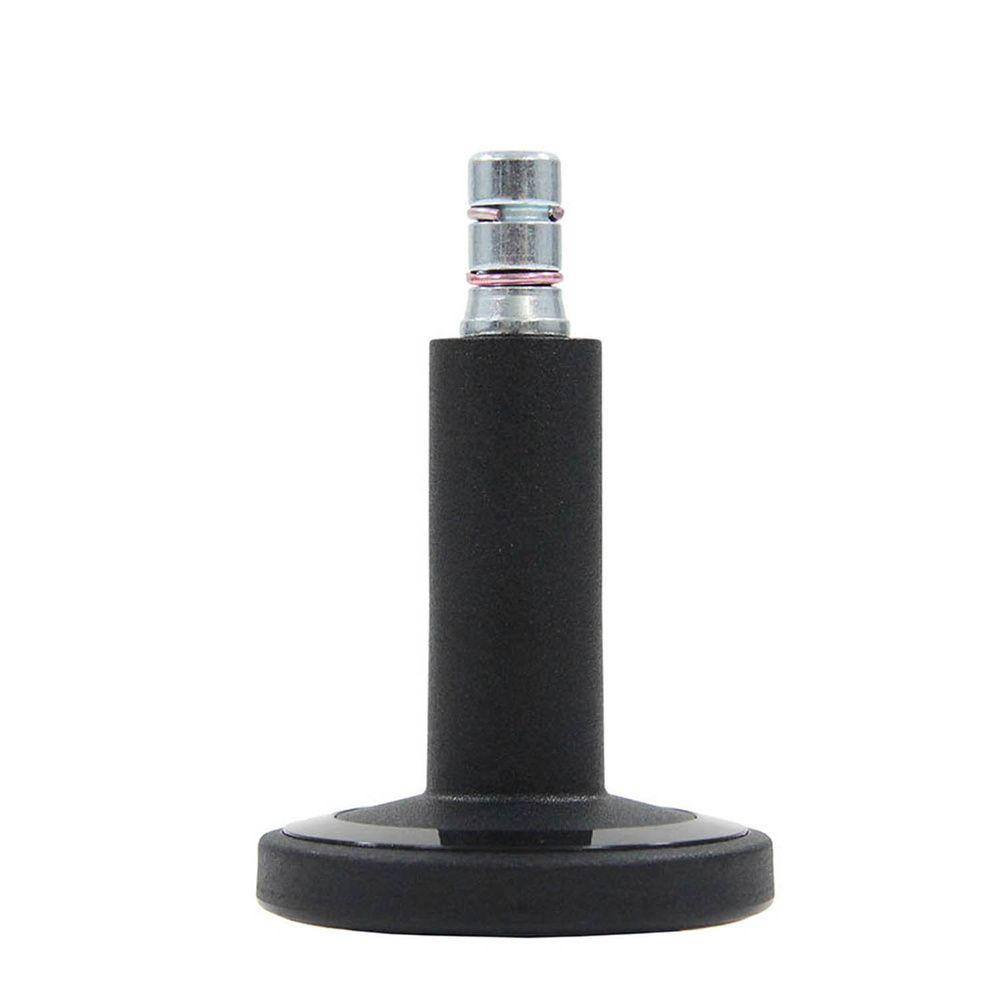 Bürostuhlgleiter Stato-m Schwarz Ø 6 Cm 5er-Set - Schwarz, Basics, Kunststoff/Metall (6/6,9/6cm) - MID.YOU