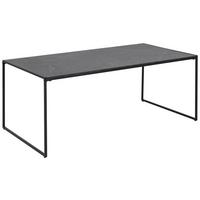 Couchtisch Infinity, Schwarz - Schwarz, KONVENTIONELL, Holzwerkstoff/Metall (120/60/48cm) - MID.YOU