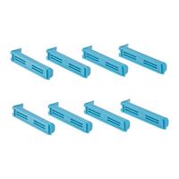 Spony na uzatváranie 20 ks - modrá/sivá, Konventionell, plast - Mömax