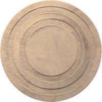 Szőrme Szőnyeg Oscar Átmérő Kb. 160cm - homok, Modern, textil (160cm) - Luca Bessoni