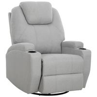 Massagesessel Bob - Schwarz/Grau, MODERN, Textil (86/110/96cm) - P & B