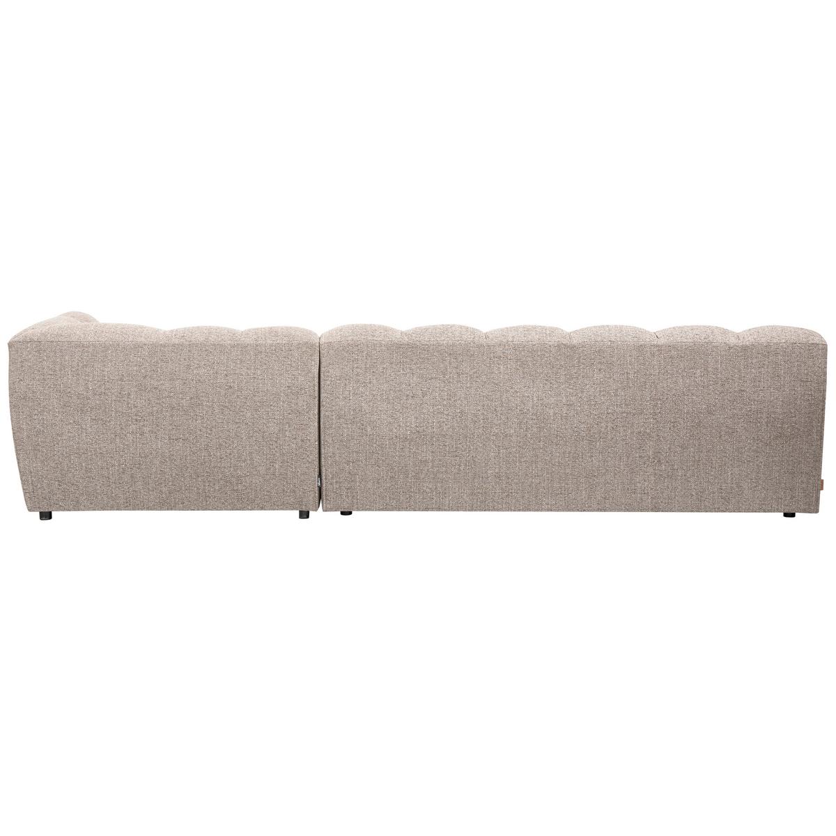 ECKSOFA Allure Braun S: 324x165cm - Schwarz/Braun, Design, Textil (324/165cm) - Livetastic