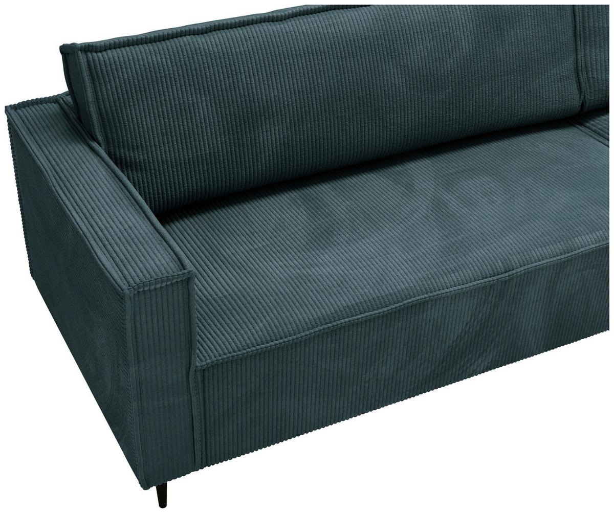 Ranger Petrol S: 223x151 Cm - Petrol/Schwarz, Design, Textil (223/151cm) - Livetastic