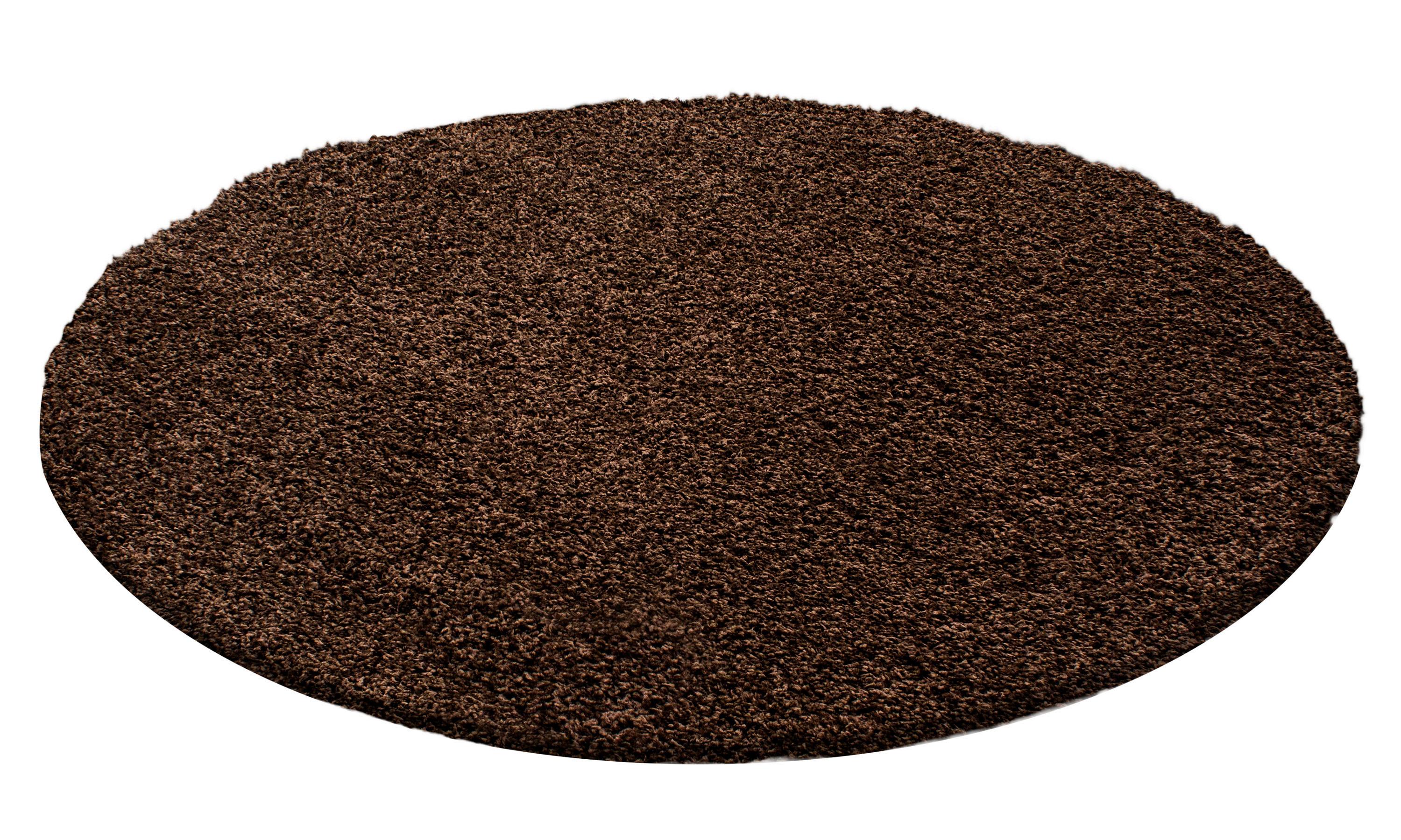 Hochflorteppich Life Brown