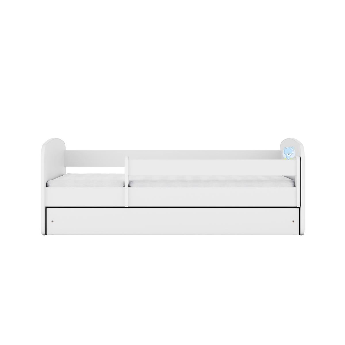 Kinder-/Juniorbett Babydreams Inkl. Matratze 80x160 - Birkefarben/Weiß, MODERN, Holz/Holzwerkstoff (80/160cm) - MID.YOU