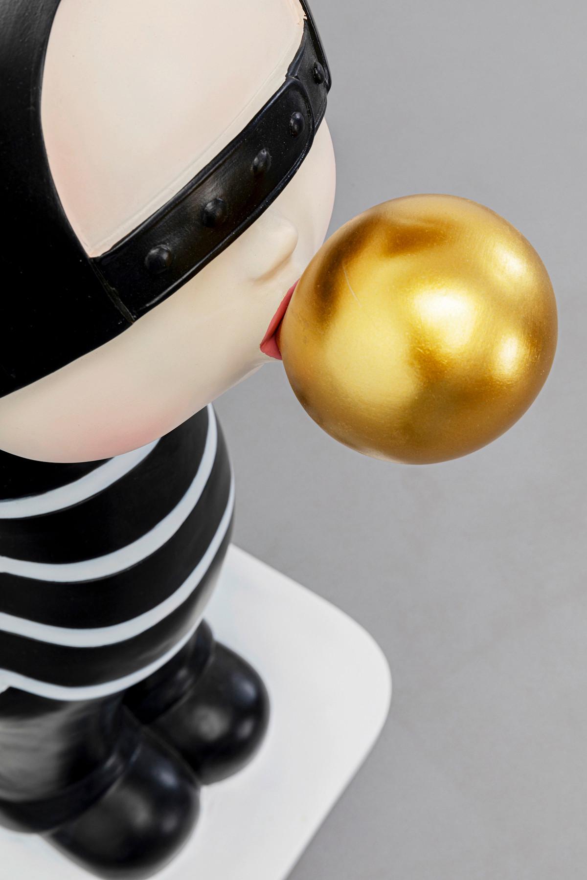 Príručný stolík BUBBLE BOY - viacfarebná/mosadzná, Modern, kov/plast (42/74/34cm) - Kare-Design