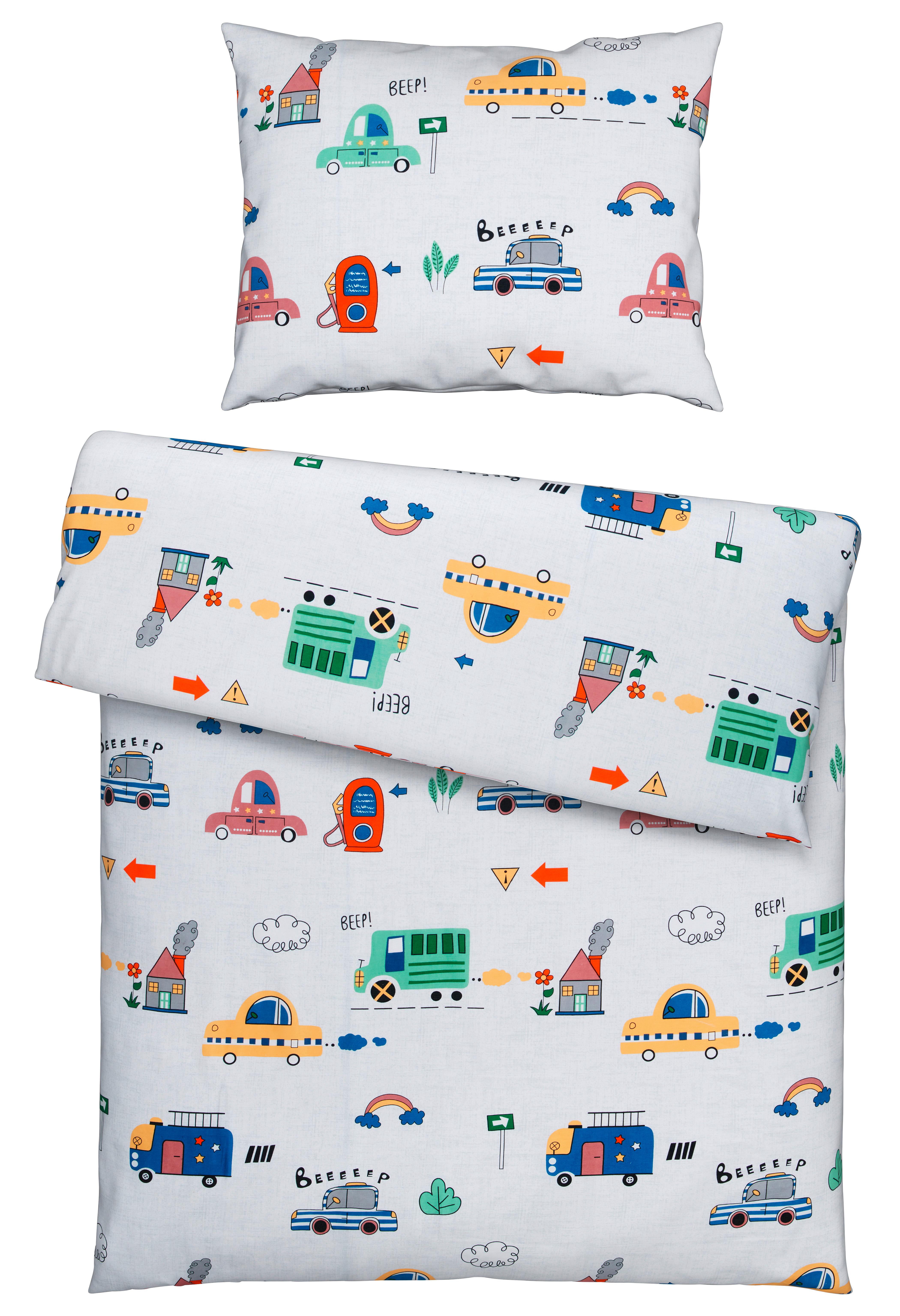 Posteľná Bielizeň Traffic, 140/200cm - viacfarebná/biela, textil (140/200cm) - Modern Living