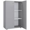 Schuhschrank Lona Grau B: 70 cm - Schwarz/Grau, Design, Holzwerkstoff (70/110/39cm) - MID.YOU